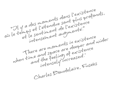 Citation Baudelaire Fusées
