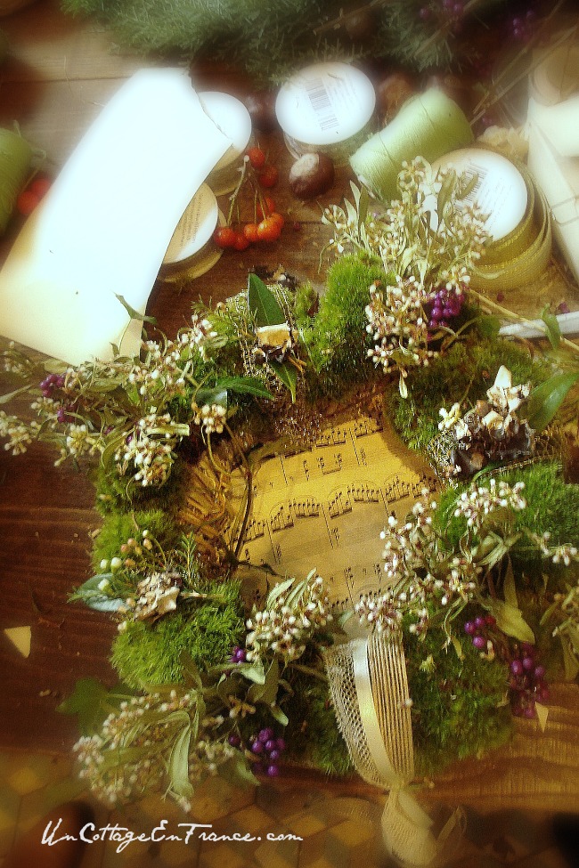 Couronne de Noel - French Christmas wreath