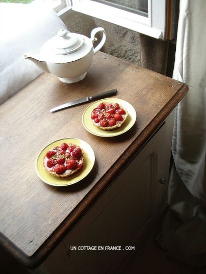 The French strawberry tartlets