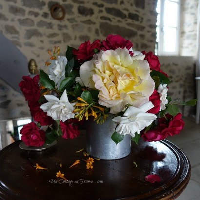 cabbage roses cottage french