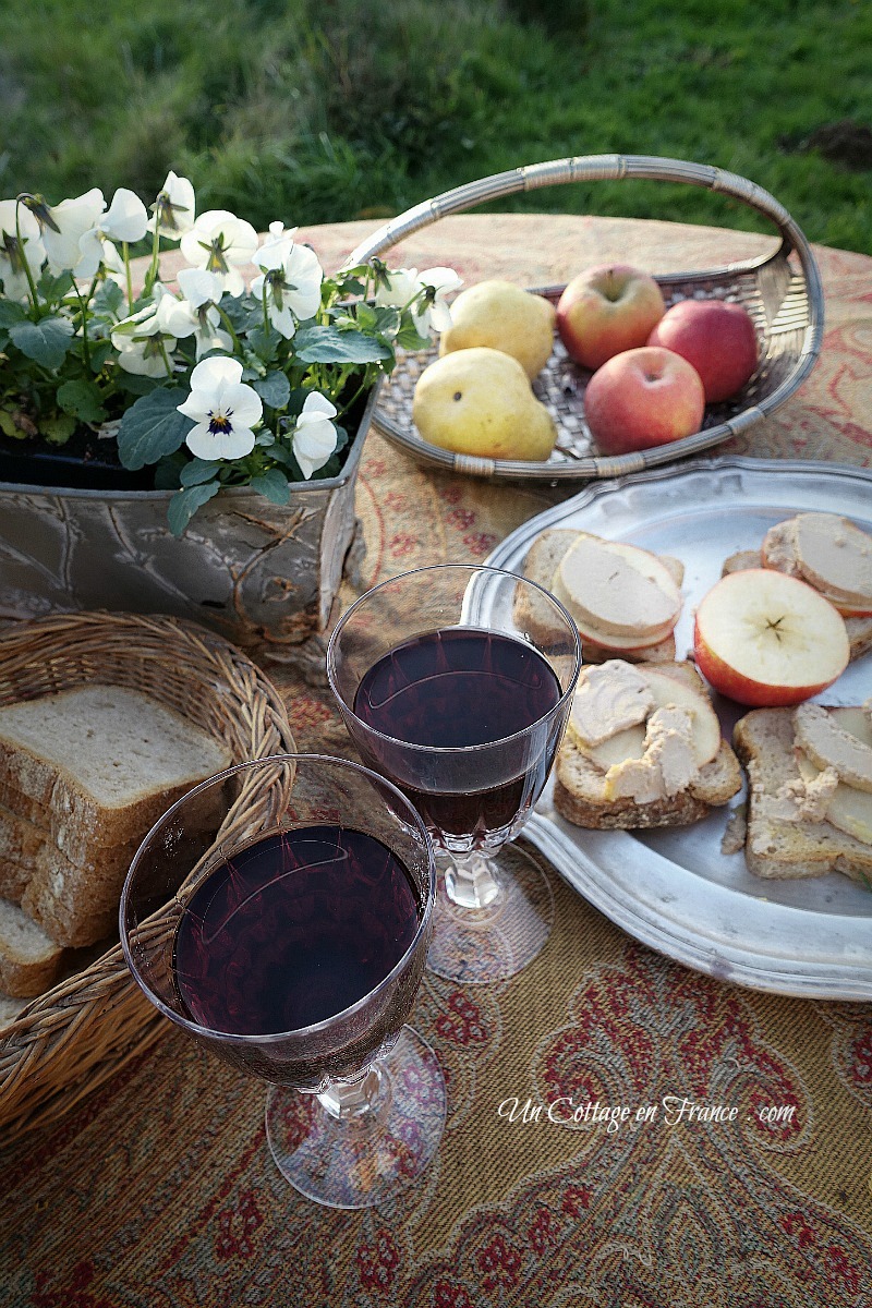 Snack au cottage foie gras (Foie gras snack)