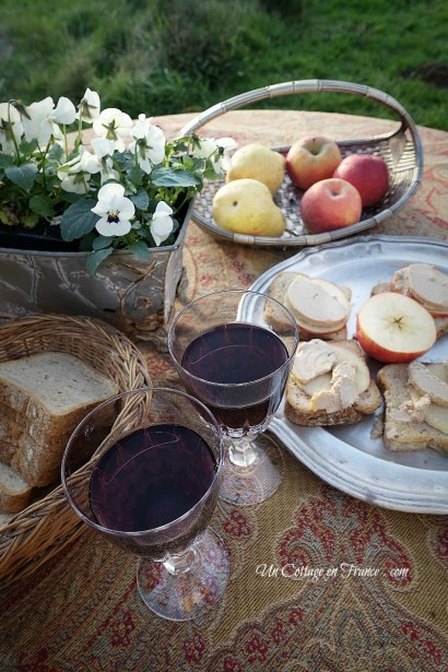 Snack au cottage foie gras (Foie gras snack)