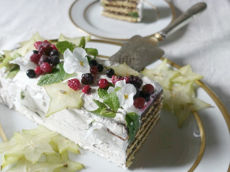 Une bûche de Noël sans gluten | A Xmas Gluten-free Log&nbsp;Cake