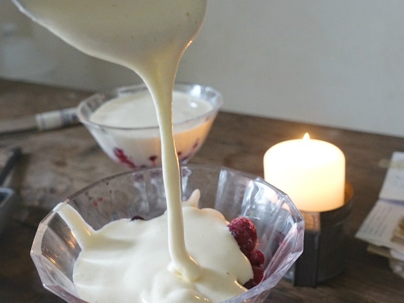 Sabayon aux framboises | Sabayon with&nbsp;Raspberries