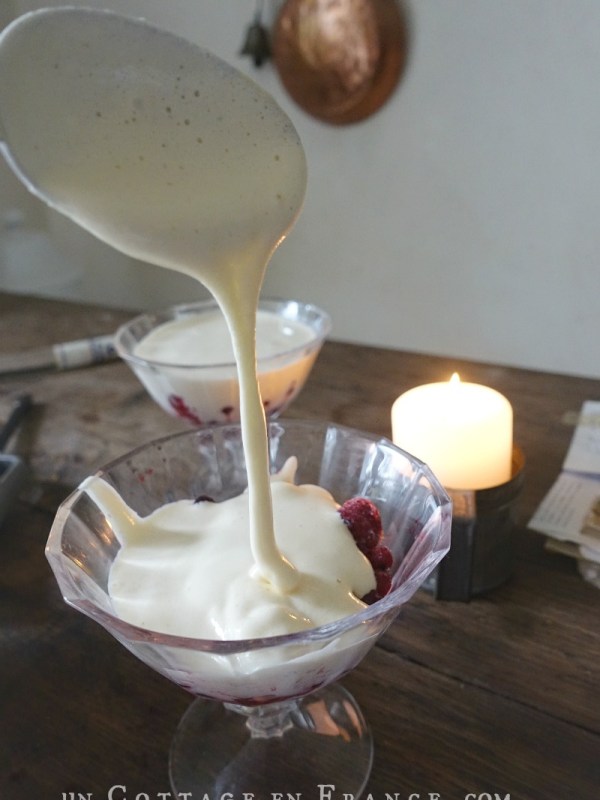 Sabayon aux framboises | Sabayon with&nbsp;Raspberries