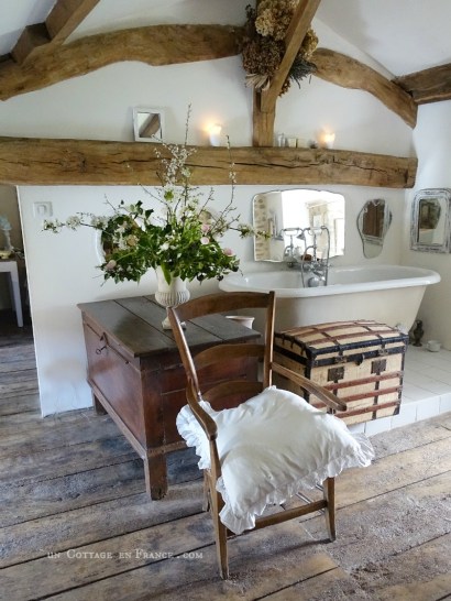 salle de bain dans le grenier