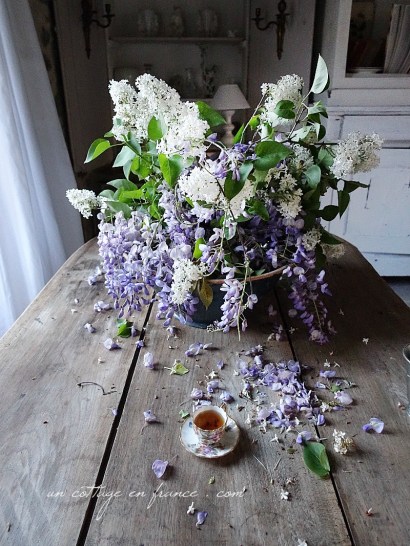 french country house interior