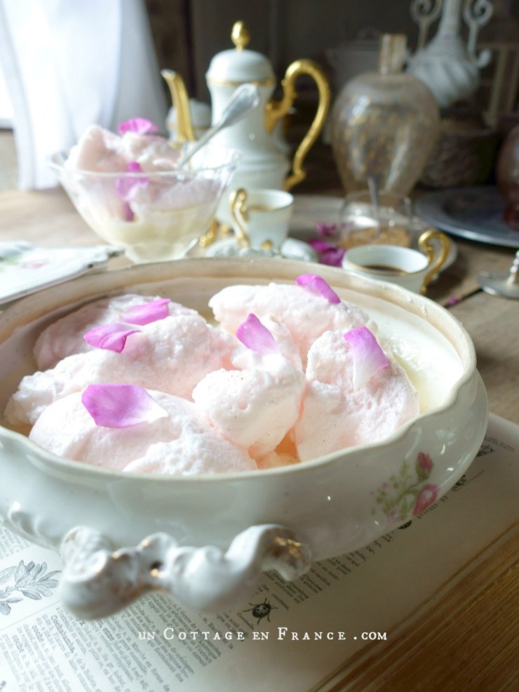 recette ile flottante oeuf à la neige