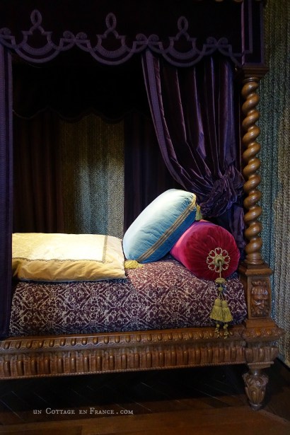 Chateau azay le rideau, chateau chic, french castle, french country chic, broderie au ruban, ribbon embroidery, french castle