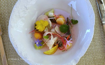 jardin romantique du domaine des Etangs country chic campagne chic