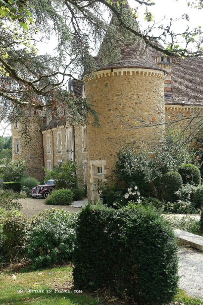 jardin romantique du domaine des Etangs country chic campagne chic