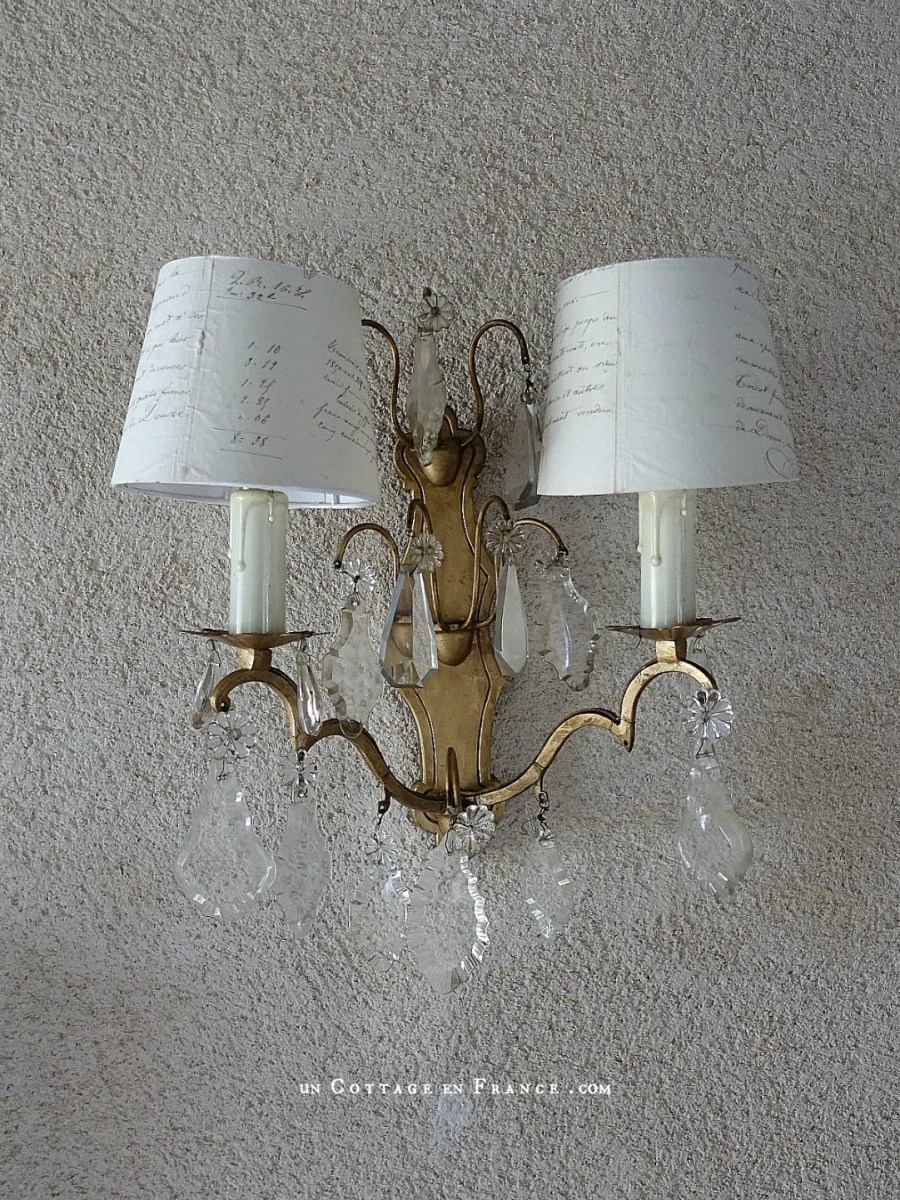 Des minis abat-jour campagne chic | Mini French Country Lampshades |&nbsp;diy