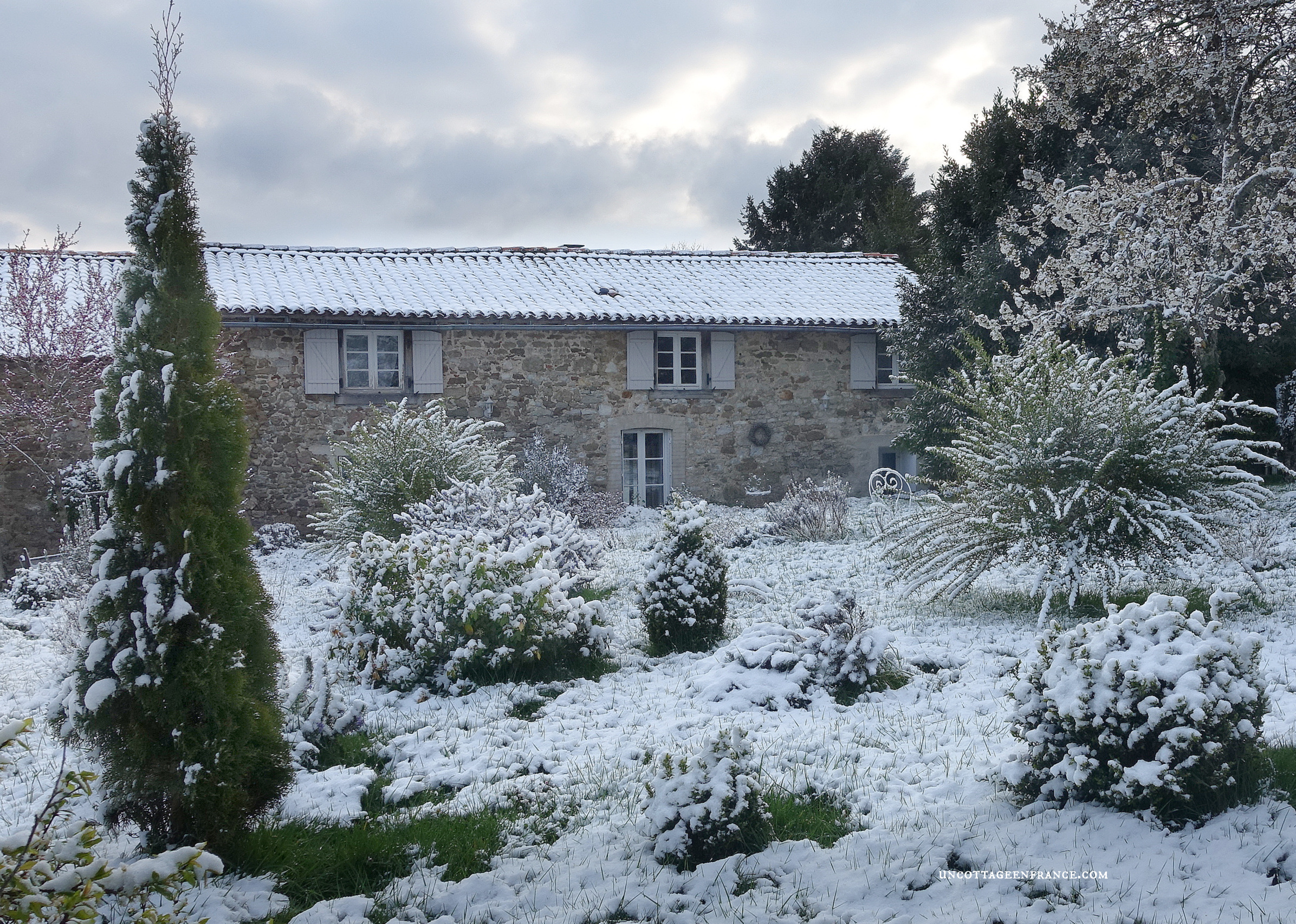 Neige du d'avril Haut Limousin