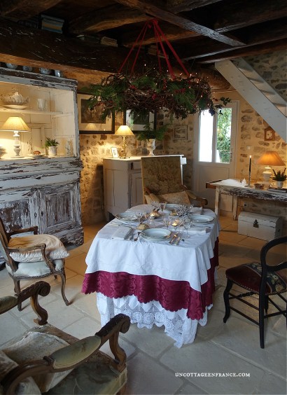 nouvel an campagne chic, colette malpaud, un cottage en france