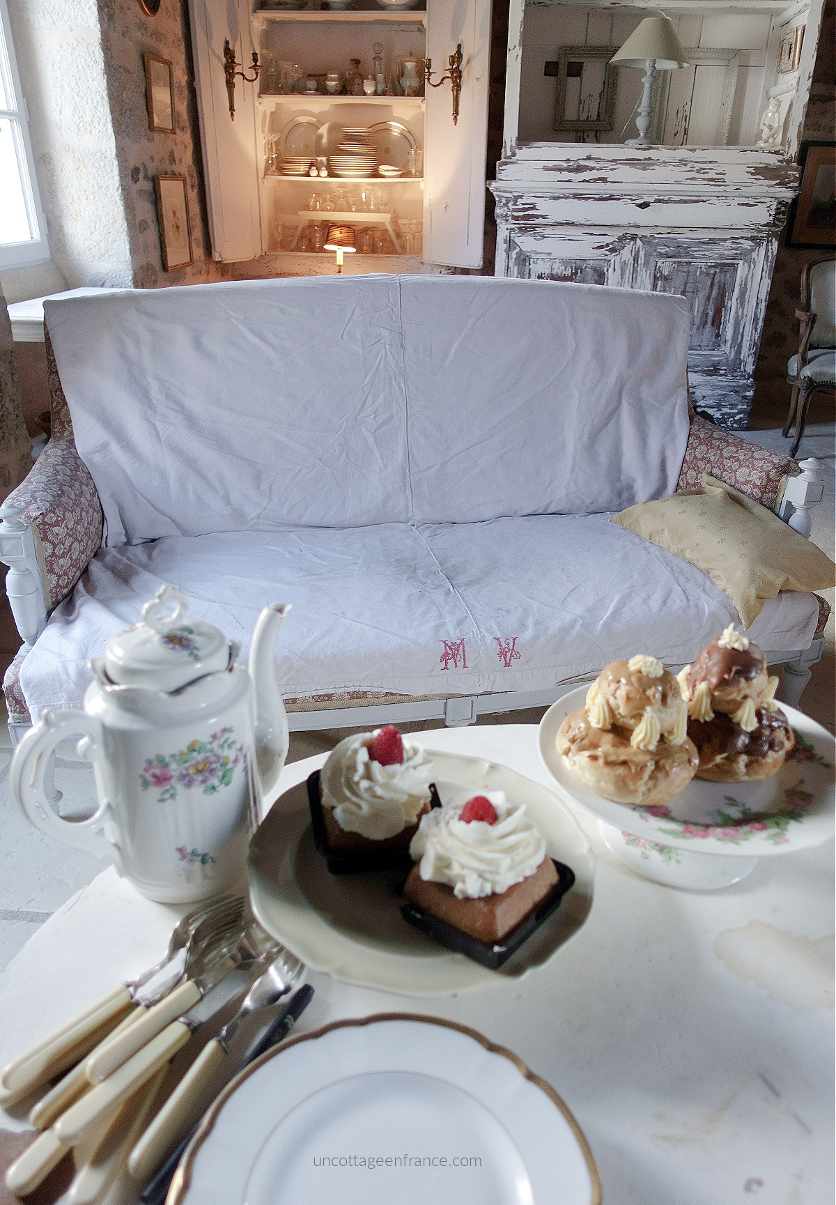 Cottage français, vivre à la campagne haut limousin, gâteaux chez Brûlé