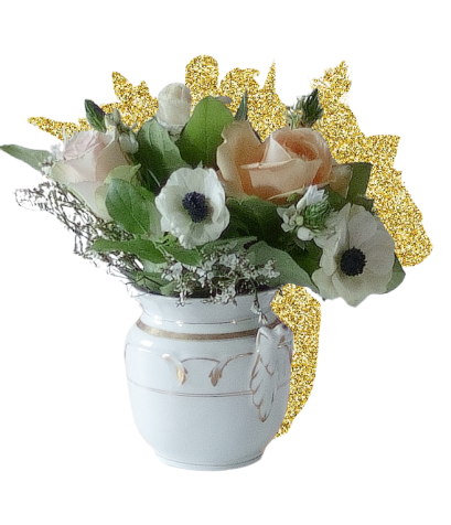 bouquet pastel clair de janvier