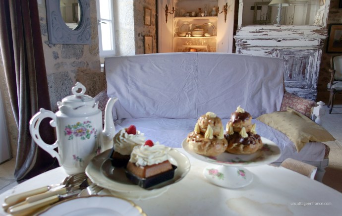 Cottage français, vivre à la campagne haut limousin, gâteaux chez Brûlé
