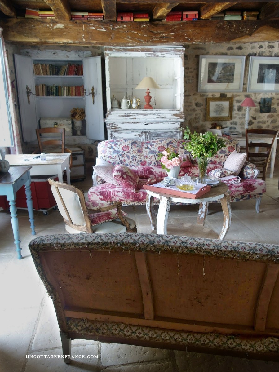 Nouvelle housse de canapé façon toile de Jouy | New Toile de Jouy inspired Sofa&nbsp;Cover